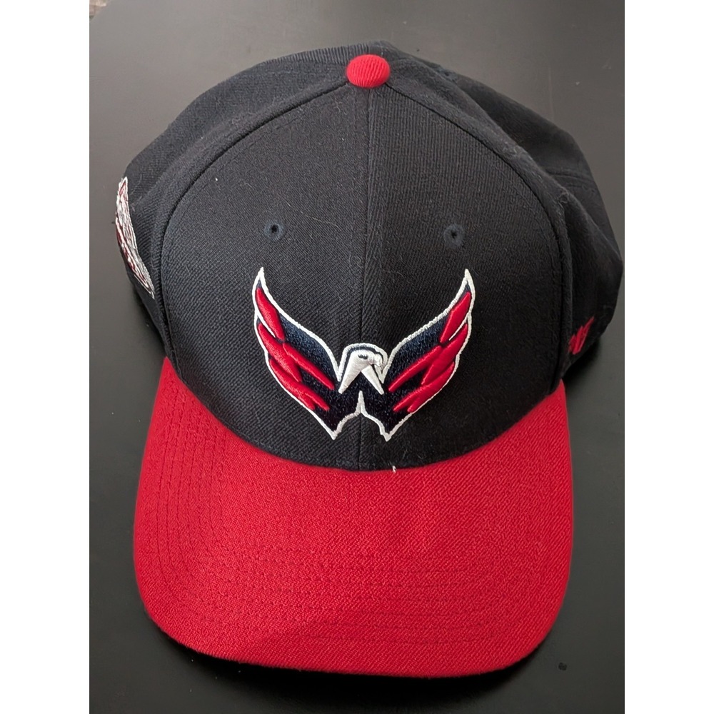 Washington Capitals 47 Brand Hockey NHL Snapback Cap Hat OSFM Black Red